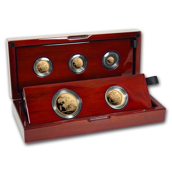 2018 Great Britain 5-Coin Gold Sovereign Proof Set 2018 Great Britain 5-Coin Gold Sovereign Proof Set