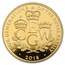 2018 Great Britain 5 oz Proof Gold Four Generations