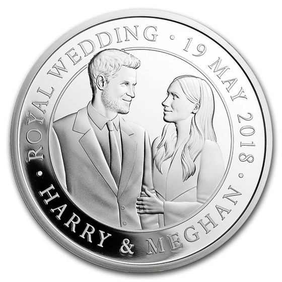 2018 Great Britain £5 Silver Proof Royal Wedding (w/Box/COA) 2018 Great Britain £5 Silver Proof Royal Wedding (w/Box/COA)