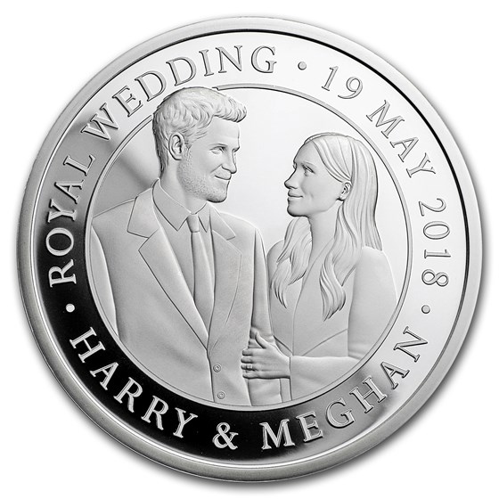 2018 Great Britain £5 Silver Royal Wedding Piedfort Proof 2018 Great Britain £5 Silver Royal Wedding Piedfort Proof