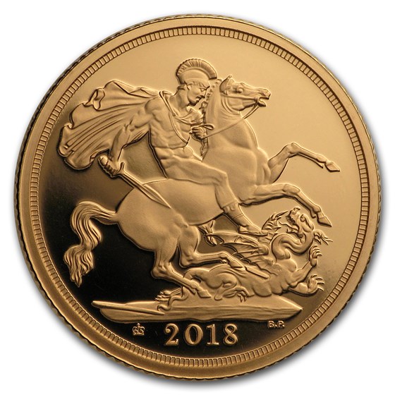 2018 Great Britain Gold Sovereign Proof (Piedfort) 2018 Great Britain Gold Sovereign Proof (Piedfort)