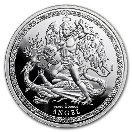 2018 Isle of Man 1 oz Silver Angel Proof 2018 Isle of Man 1 oz Silver Angel Proof