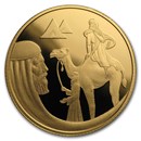 2018 Israel 1/2 oz Gold 10 NIS Isaac and Rebecca Proof