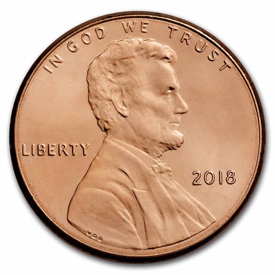 2018 Lincoln Cent BU (Red)