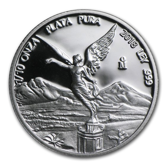 2018 Mexico 1/10 oz Silver Libertad Proof (In Capsule) 2018 Mexico 1/10 oz Silver Libertad Proof (In Capsule)