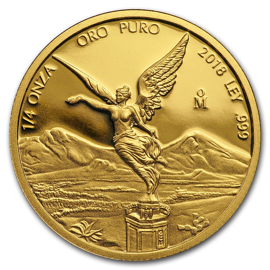 2018 Mexico 1/4 oz Proof Gold Libertad