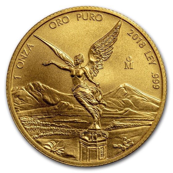 2018 Mexico 1 oz Gold Libertad BU