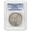 2018 Mexico 1 oz Silver Libertad Antiqued Finish MS-70 PCGS