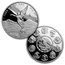 2018 Mexico 2-Coin Silver Libertad Proof/Reverse Proof Set