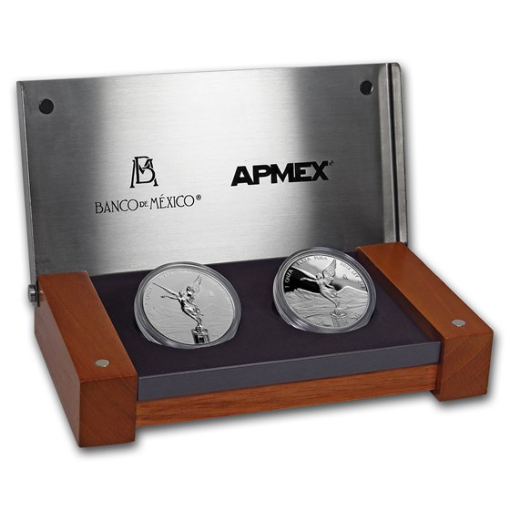 2018 Mexico 2-Coin Silver Libertad Proof/Reverse Proof Set 2018 Mexico 2-Coin Silver Libertad Proof/Reverse Proof Set