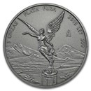 2018 Mexico 5 oz Silver Libertad Antiqued Finish (In Capsule)