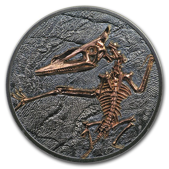 2018 Mongolia 1 oz Silver Evolution of Life Pterosaur 2018 Mongolia 1 oz Silver Evolution of Life Pterosaur
