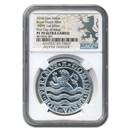 2018 Netherlands 1 oz Silver Lion Dollar Restrike PF-70 NGC (FDI)