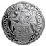 2018 Netherlands 1 oz Silver Proof Lion Dollar (w/Box & COA)