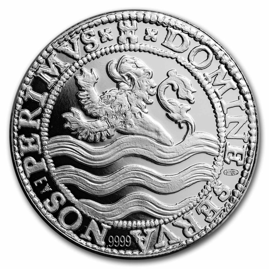 2018 Netherlands 1 oz Silver Proof Lion Dollar (w/ COA)