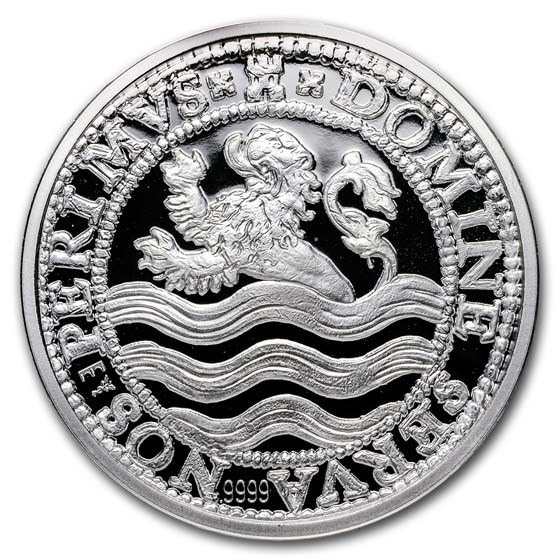 2018 Netherlands 5 oz Silver Proof Lion Dollar (w/Box & COA) 2018 Netherlands 5 oz Silver Proof Lion Dollar (w/Box & COA)