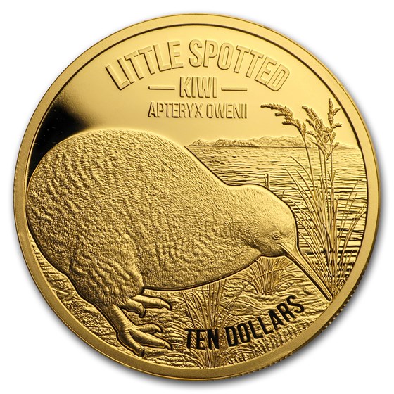 2018 New Zealand 1/4 oz Proof Gold $10 Kiwi (Coin Only) 2018 New Zealand 1/4 oz Proof Gold $10 Kiwi (Coin Only)