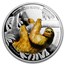 2018 Nicaragua 1 oz Silver 100 Córdobas Wildlife: Sloth