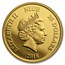 2018 Niue 1/4 oz Gold Star Wars Jabba the Hutt Proof (Box, COA)