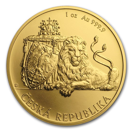 2018 Niue 1 oz Gold Czech Lion BU 2018 Niue 1 oz Gold Czech Lion BU