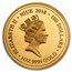 2018 Niue 1 oz PF Gold Powerful Owl Endangered & Extinct (NO COA)