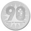 2018 Niue 1 oz Silver $2 Mickey's 90th Anniv (MintDirect® Single)