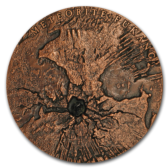 2018 Niue 2 oz Silver Copper Plating World of Meteorites: Fukang 2018 Niue 2 oz Silver Copper Plating World of Meteorites: Fukang