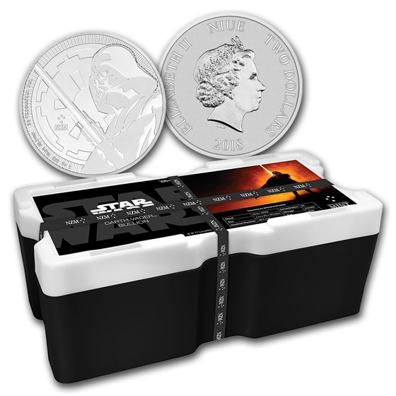 2018 Niue 250-Coin 1 oz Silver Darth Vader Lightsaber Monster Box 2018 Niue 250-Coin 1 oz Silver Darth Vader Lightsaber Monster Box
