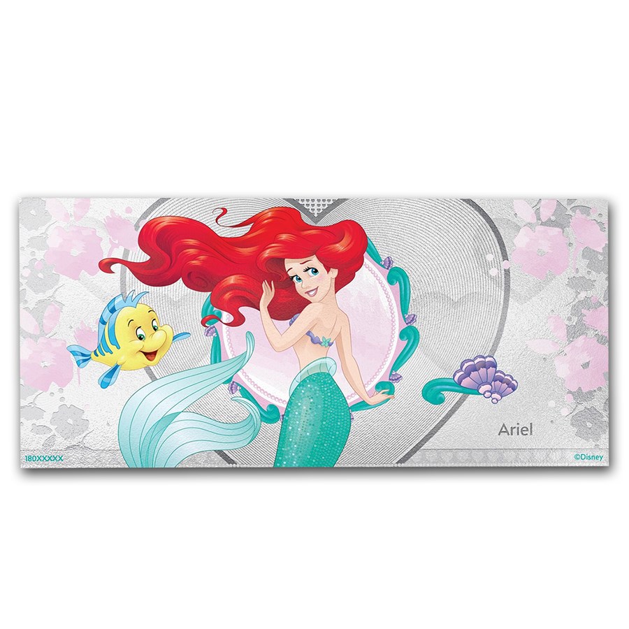 Buy 2018 Niue 5 gram Silver $1 Note Disney Princess Ariel | APMEX