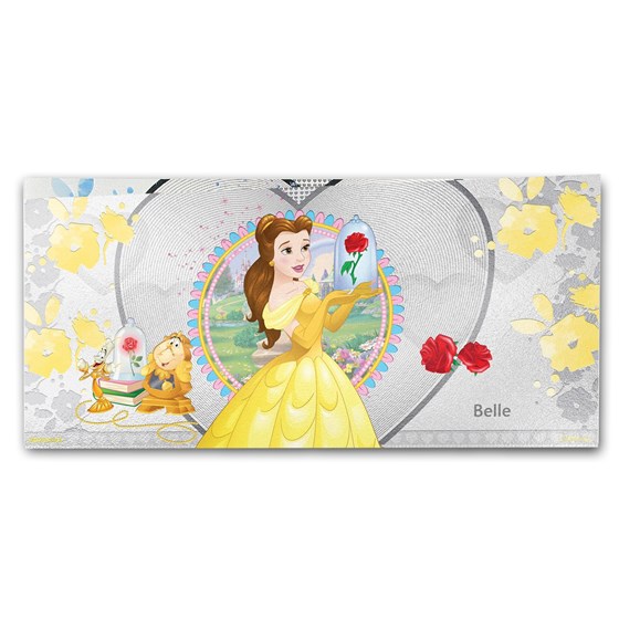 2018 Niue 5 gram Silver $1 Note Disney Princess Belle 2018 Niue 5 gram Silver $1 Note Disney Princess Belle