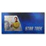 2018 Niue 5 gram Silver $1 Note Star Trek Captain Kirk w/Album