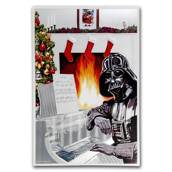 2018 Niue 5 gram Silver $1 Star Wars Season's Greetings Foil Note 2018 Niue 5 gram Silver $1 Star Wars Season's Greetings Foil Note