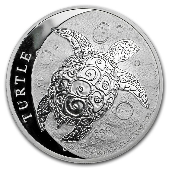 2018 Niue 5 oz Silver $10 Hawksbill Turtle BU 2018 Niue 5 oz Silver $10 Hawksbill Turtle BU