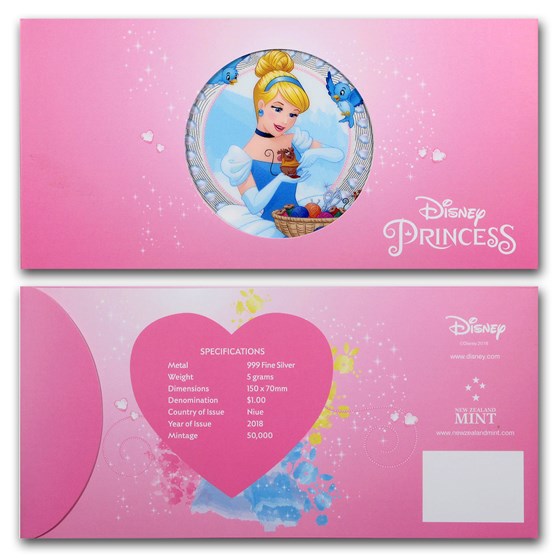 Buy 2018 Niue Silver $1 Disney Princess Six-Note Set (w/Album) | APMEX