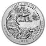 2018-P ATB Quarter Apostle Islands Lakeshore 40-Coin Roll BU