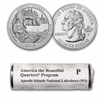 2018-P ATB Quarter Apostle Islands Lakeshore 40-Coin Roll BU