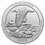 2018-P ATB Quarter Block Island Wildlife Refuge 40-Coin Roll BU