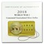 2018-P World War I Centennial Silver Dollar BU (Box & COA)