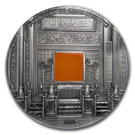 2018 Palau 1 kilo Silver Forbidden City Beijing 2018 Palau 1 kilo Silver Forbidden City Beijing