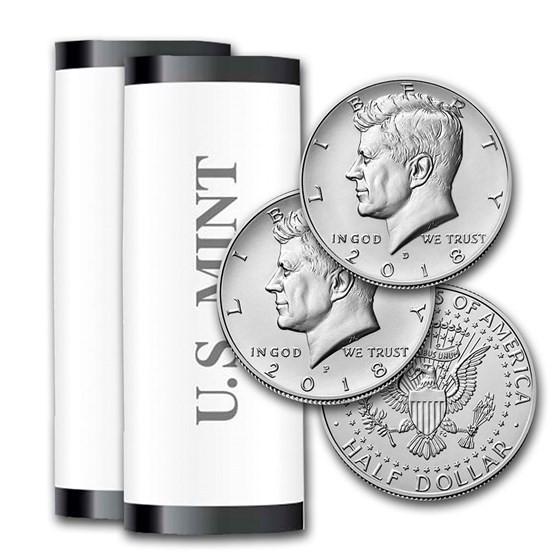 2018-P&D Kennedy Half Dollar 20-Coin 2 Rolls Set (Mint Wrapped) 2018-P&D Kennedy Half Dollar 20-Coin 2 Rolls Set (Mint Wrapped)