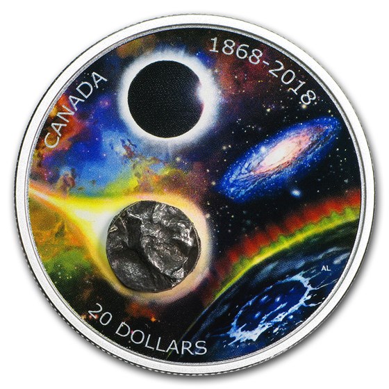 2018 RCM 1 oz Ag $20 150th of The Royal Astronomical Society 2018 RCM 1 oz Ag $20 150th of The Royal Astronomical Society