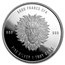 2018 Republic of Chad 1 oz Silver Mandala Lion BU