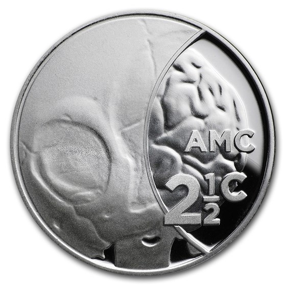 2018 S. Africa Silver Proof South African Inventions-CT Scan 2018 S. Africa Silver Proof South African Inventions-CT Scan