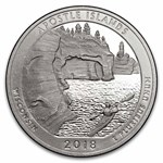 2018-S ATB Quarter Apostle Island 40-Coin Roll Proof (Silver)