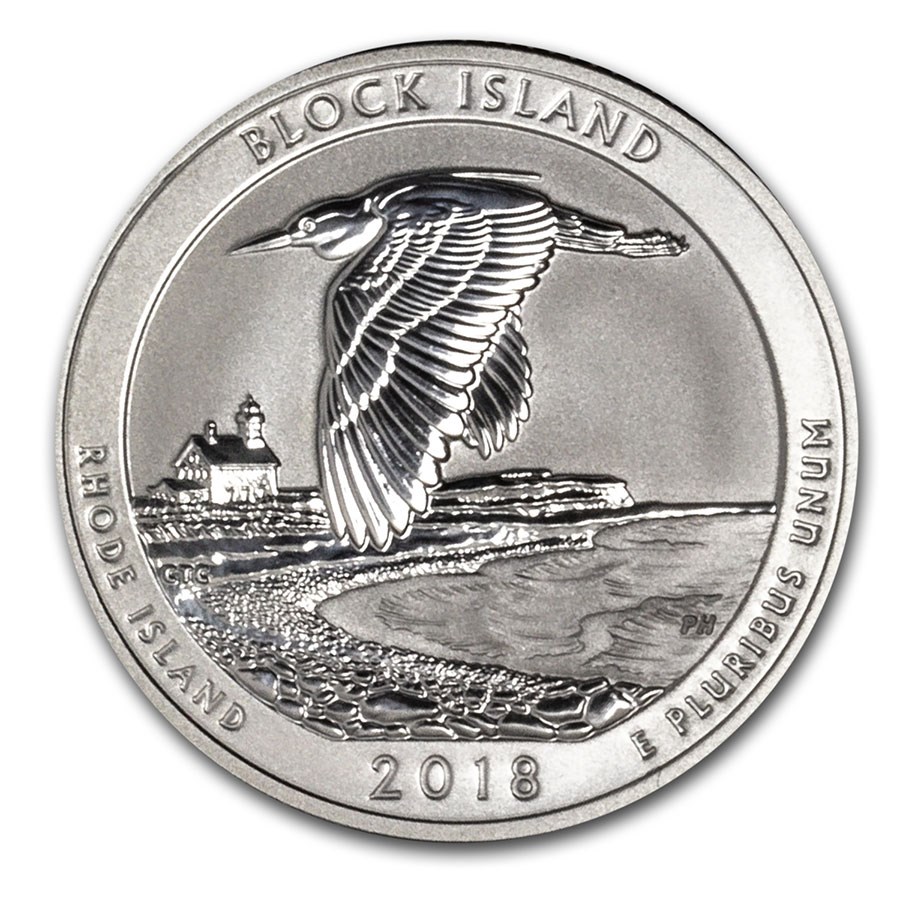 2018-S ATB Quarter Block Is Wildlife Refuge Silver Reverse Proof