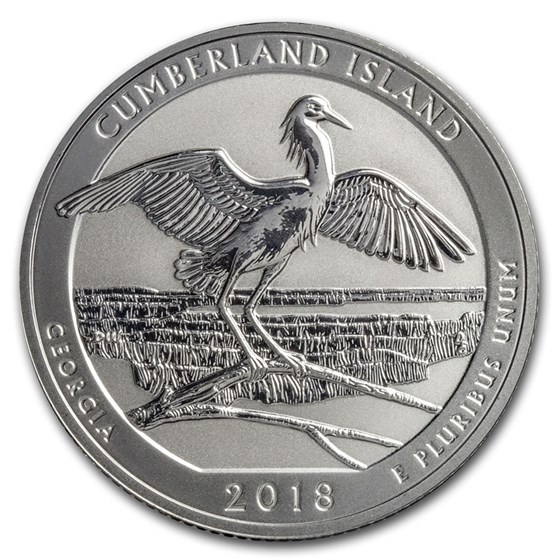 2018-S ATB Quarter Cumberland Island Silver Reverse Proof 2018-S ATB Quarter Cumberland Island Silver Reverse Proof