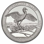 2018-S ATB Quarter Cumberland Seashore 40-Coin Roll PR (Silver)