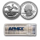 2018-S ATB Quarter Cumberland Seashore 40-Coin Roll Proof