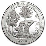 2018-S ATB Quarter Pictured Rocks 40-Coin Roll Proof (Silver)