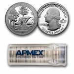 2018-S ATB Quarter Pictured Rocks Lakeshore 40-Coin Roll Proof